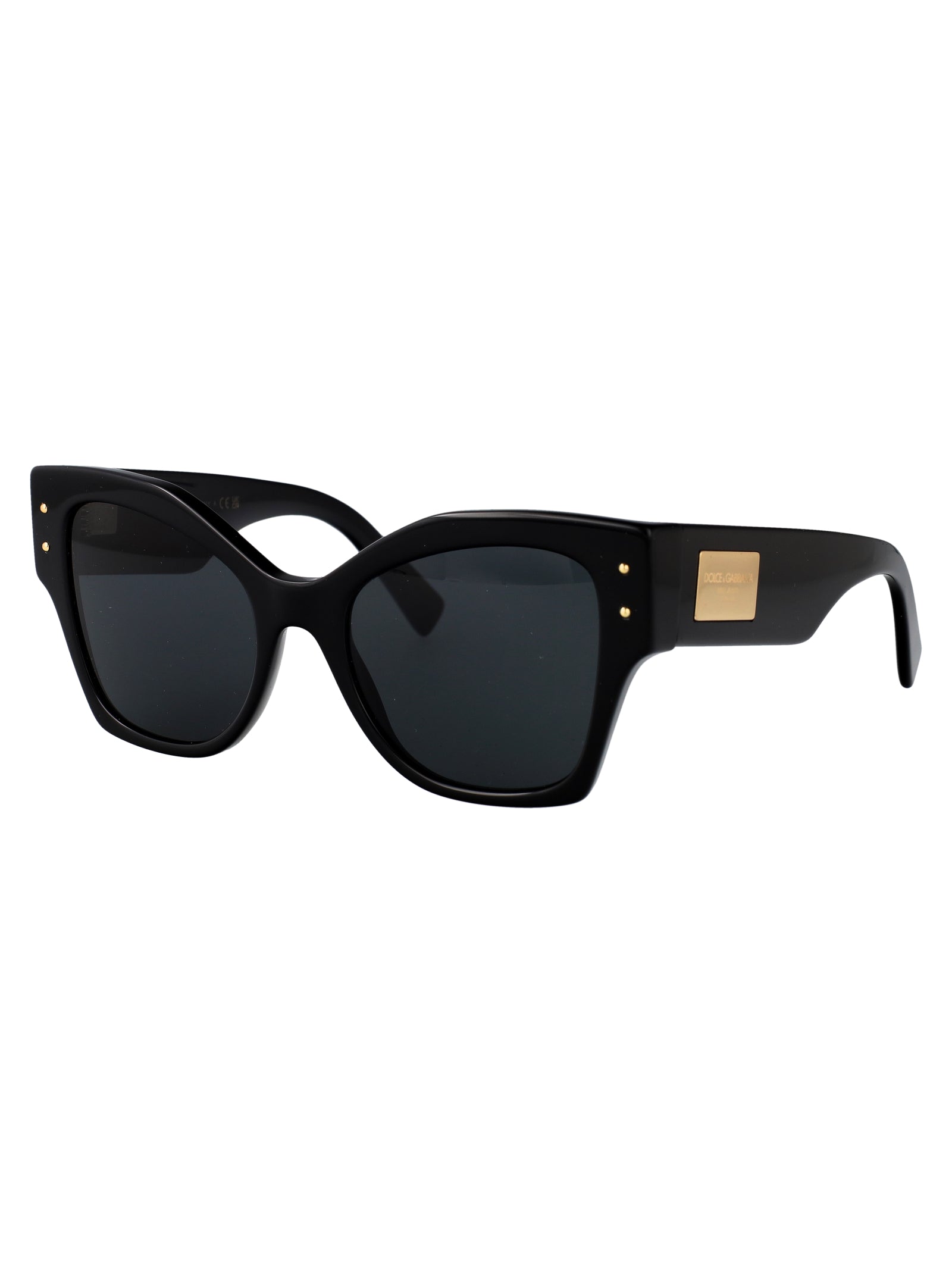 BLACK ACETATE SUNGLASSES Dolce & Gabbana