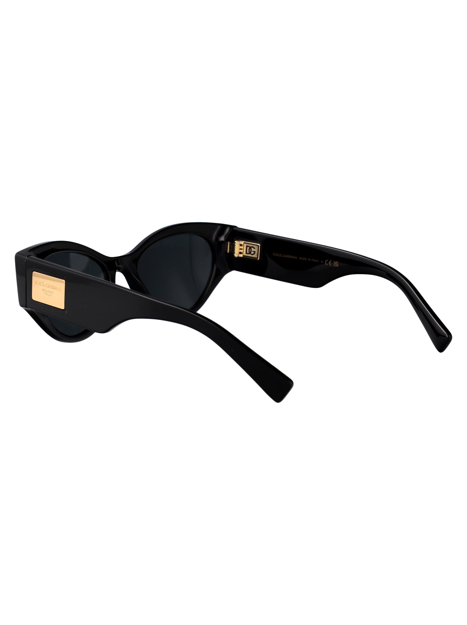BLACK ACETATE SUNGLASSES Dolce & Gabbana