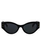 BLACK ACETATE SUNGLASSES Dolce & Gabbana BLACK 53