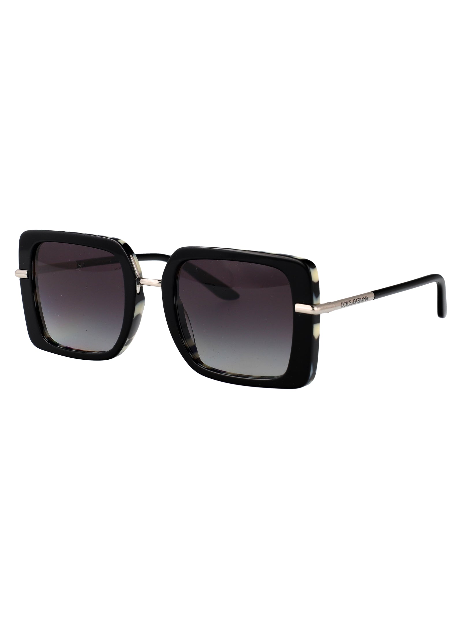 BLACK ACETATE SUNGLASSES Dolce & Gabbana