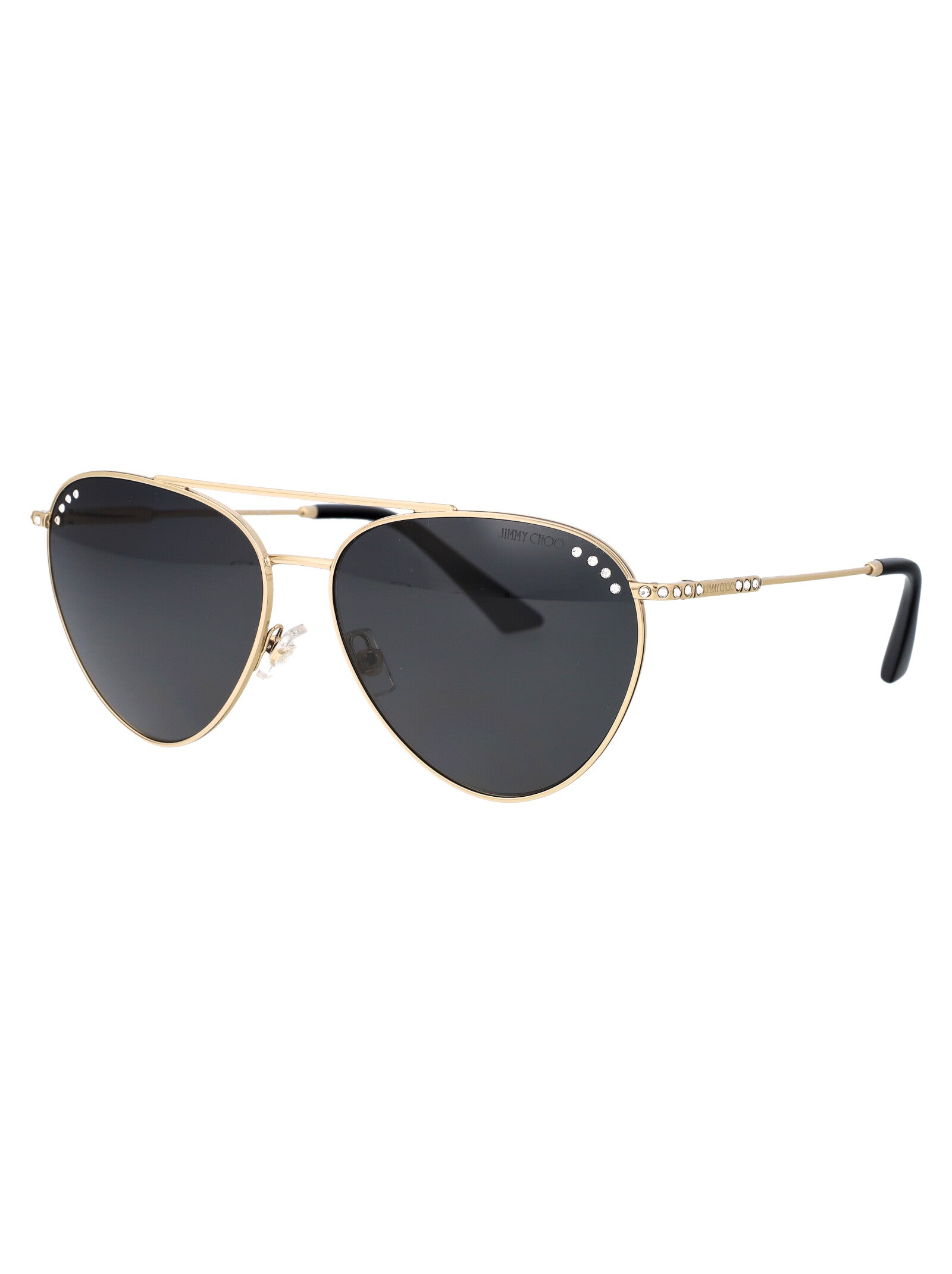 ORO PALLIDO STEEL SUNGLASSES Jimmy Choo