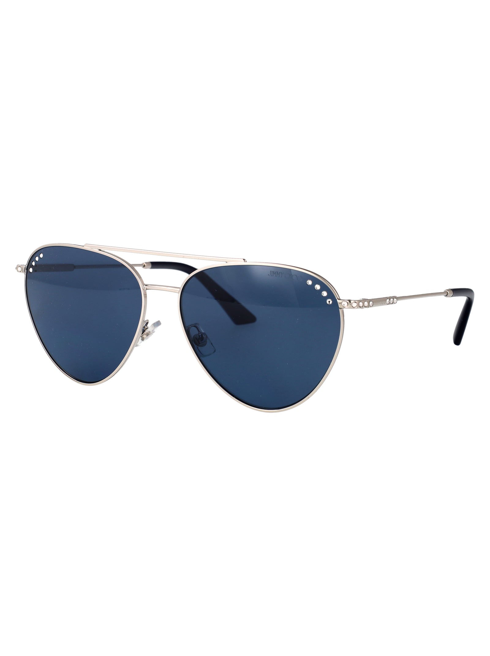 ARGENTO STEEL SUNGLASSES Jimmy Choo