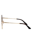 PALE GOLD STEEL SUNGLASSES Jimmy Choo