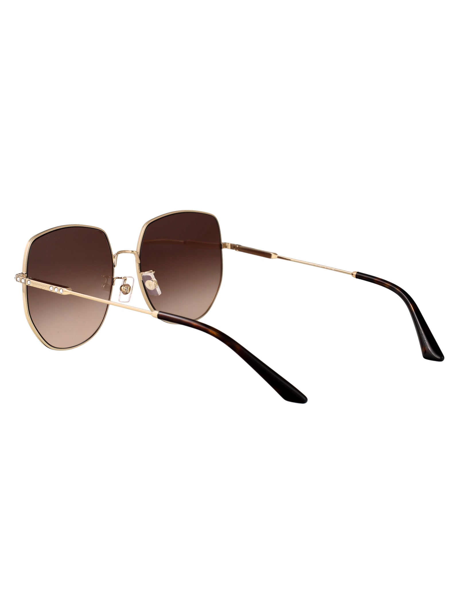 PALE GOLD STEEL SUNGLASSES Jimmy Choo
