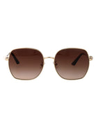 PALE GOLD METAL SUNGLASSES Jimmy Choo PALE GOLD 59