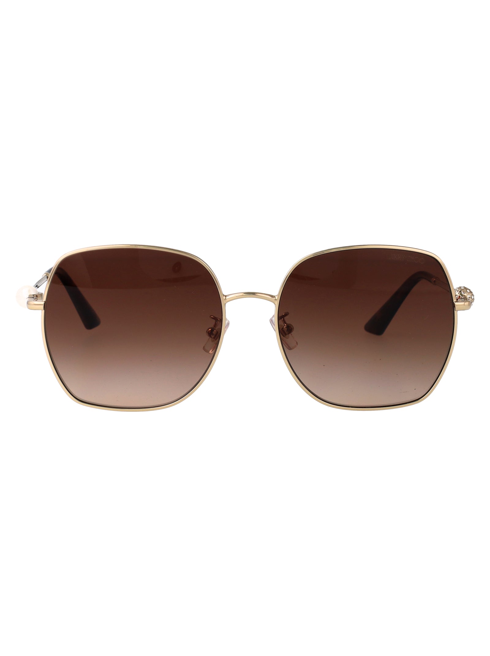 PALE GOLD METAL SUNGLASSES Jimmy Choo PALE GOLD 59