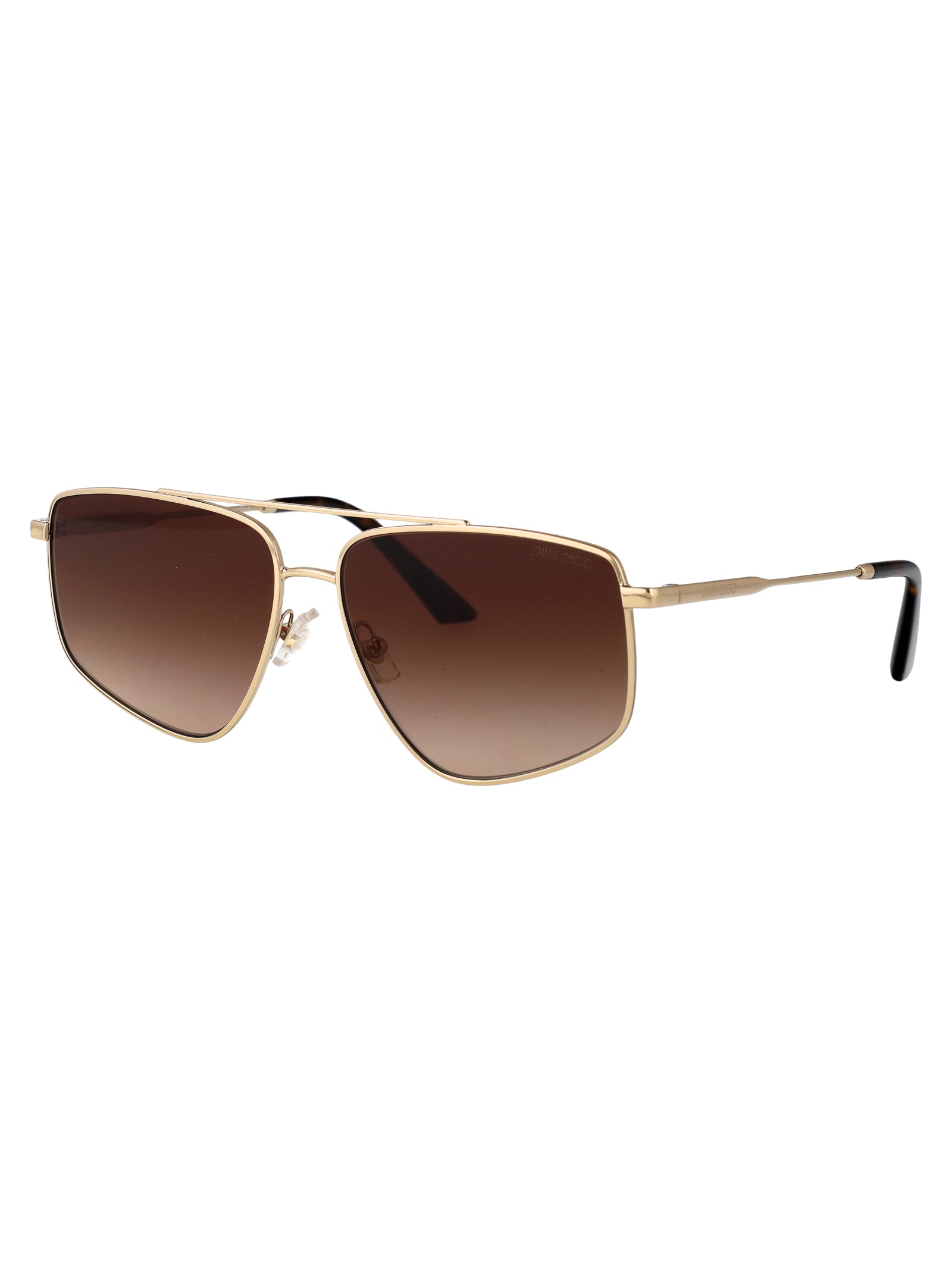 ORO PALLIDO STEEL SUNGLASSES Jimmy Choo