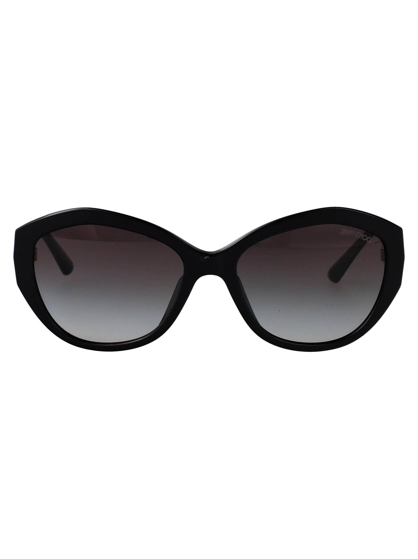 BLACK ACETATE SUNGLASSES Jimmy Choo BLACK 55