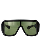 MATTE BLACK INJECTATE SUNGLASSES Moncler MATTE BLACK 42