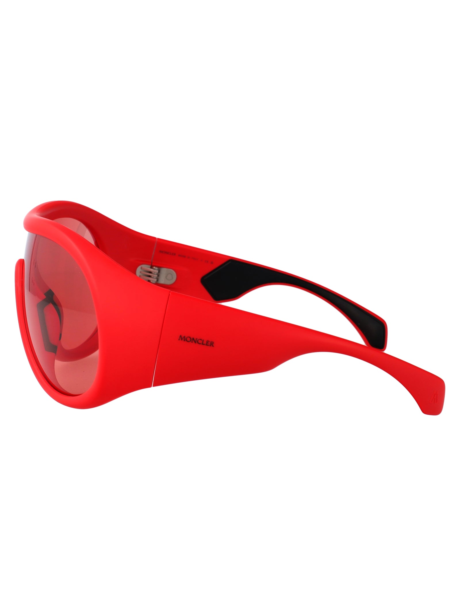 MATTE RED INJECTATE SUNGLASSES Moncler