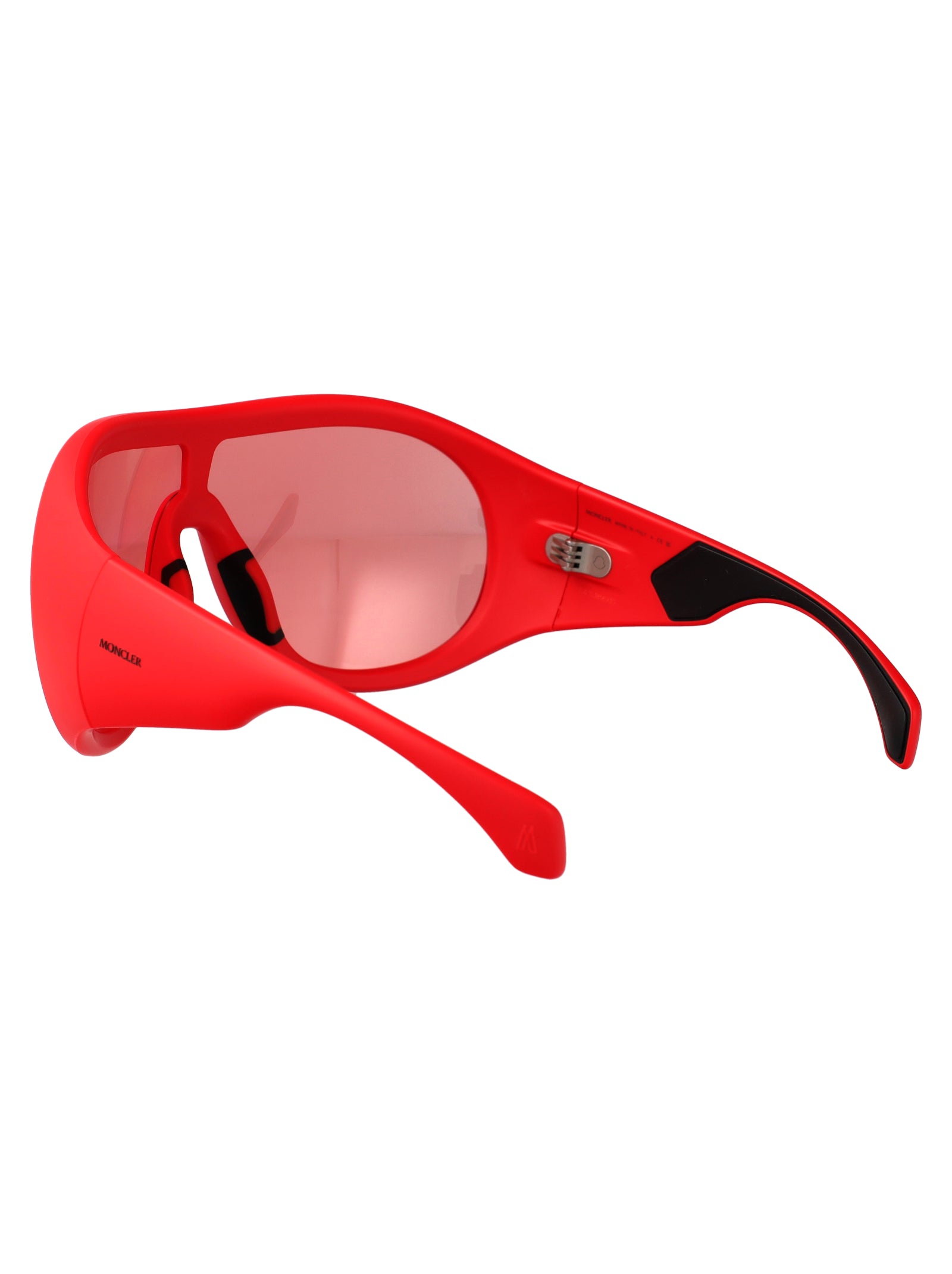 MATTE RED INJECTATE SUNGLASSES Moncler