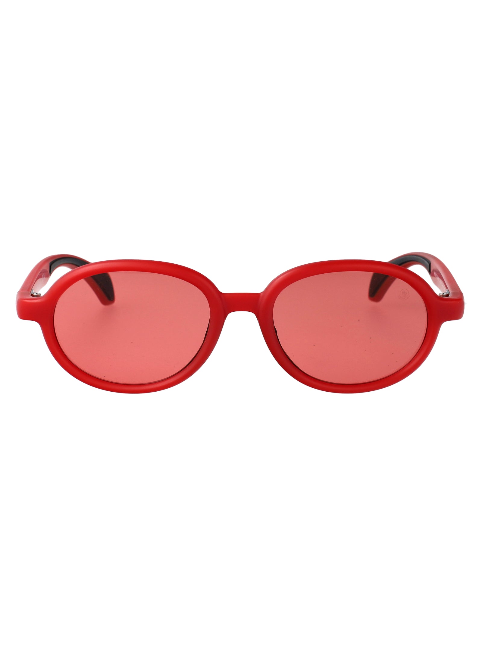 MATTE MILKY RED INJECTATE SUNGLASSES Moncler MATTE MILKY RED 51