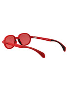 MATTE MILKY RED INJECTATE SUNGLASSES Moncler