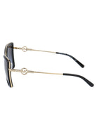 LIGHT GOLD/BLACK METAL SUNGLASSES Michael Kors
