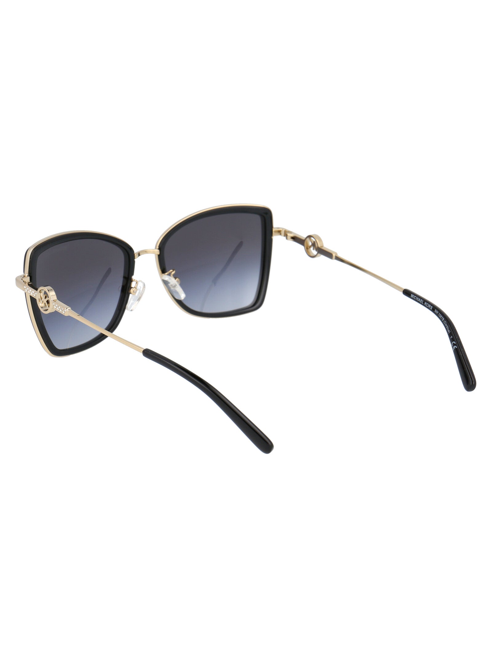 LIGHT GOLD/BLACK METAL SUNGLASSES Michael Kors