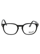 BLACK ACETATE GLASSES Persol BLACK 52