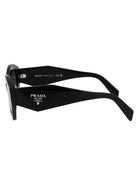 BLACK ACETATE SUNGLASSES Prada
