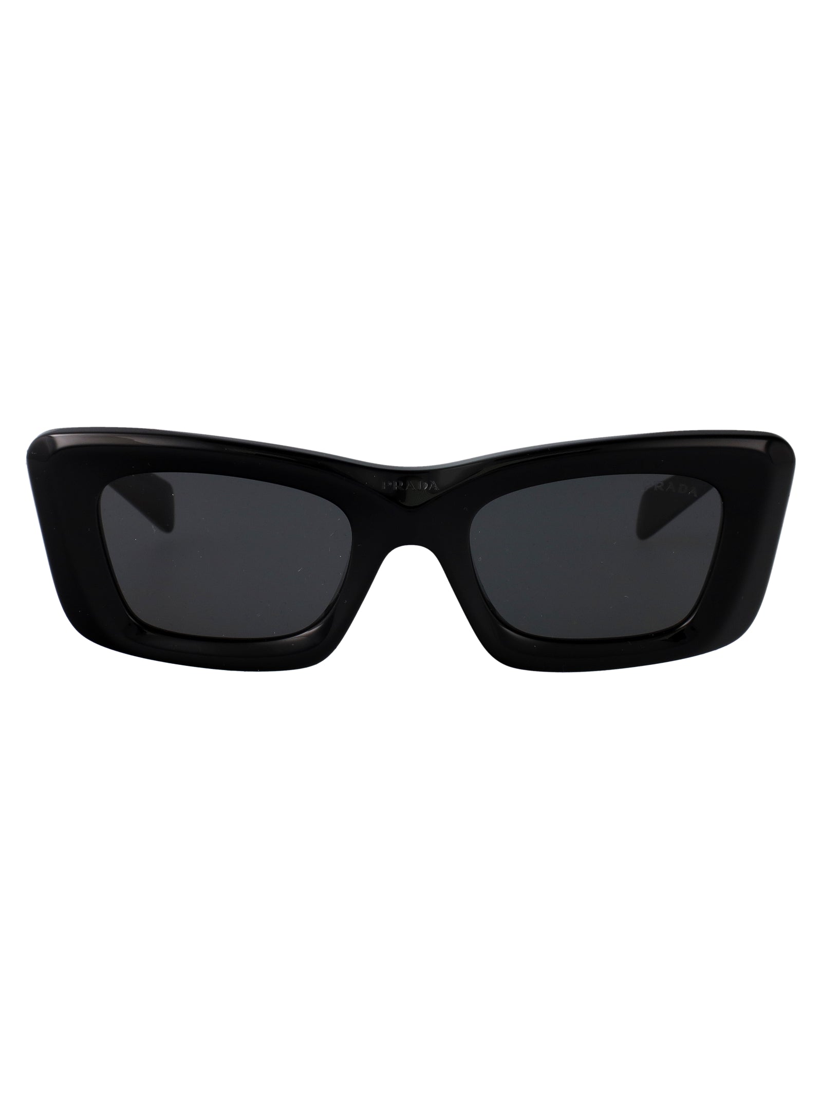 BLACK ACETATE SUNGLASSES Prada BLACK 50