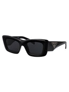 BLACK ACETATE SUNGLASSES Prada