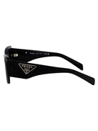 BLACK ACETATE SUNGLASSES Prada