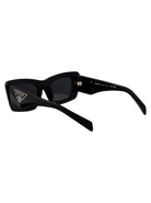 BLACK ACETATE SUNGLASSES Prada