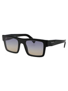 BLACK ACETATE SUNGLASSES Prada