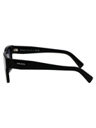 BLACK ACETATE SUNGLASSES Prada