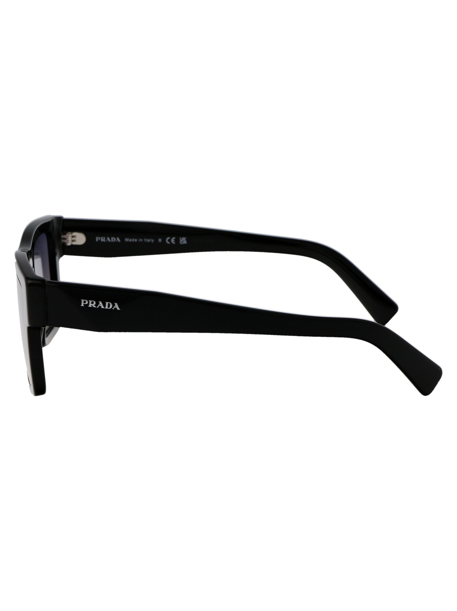 BLACK ACETATE SUNGLASSES Prada