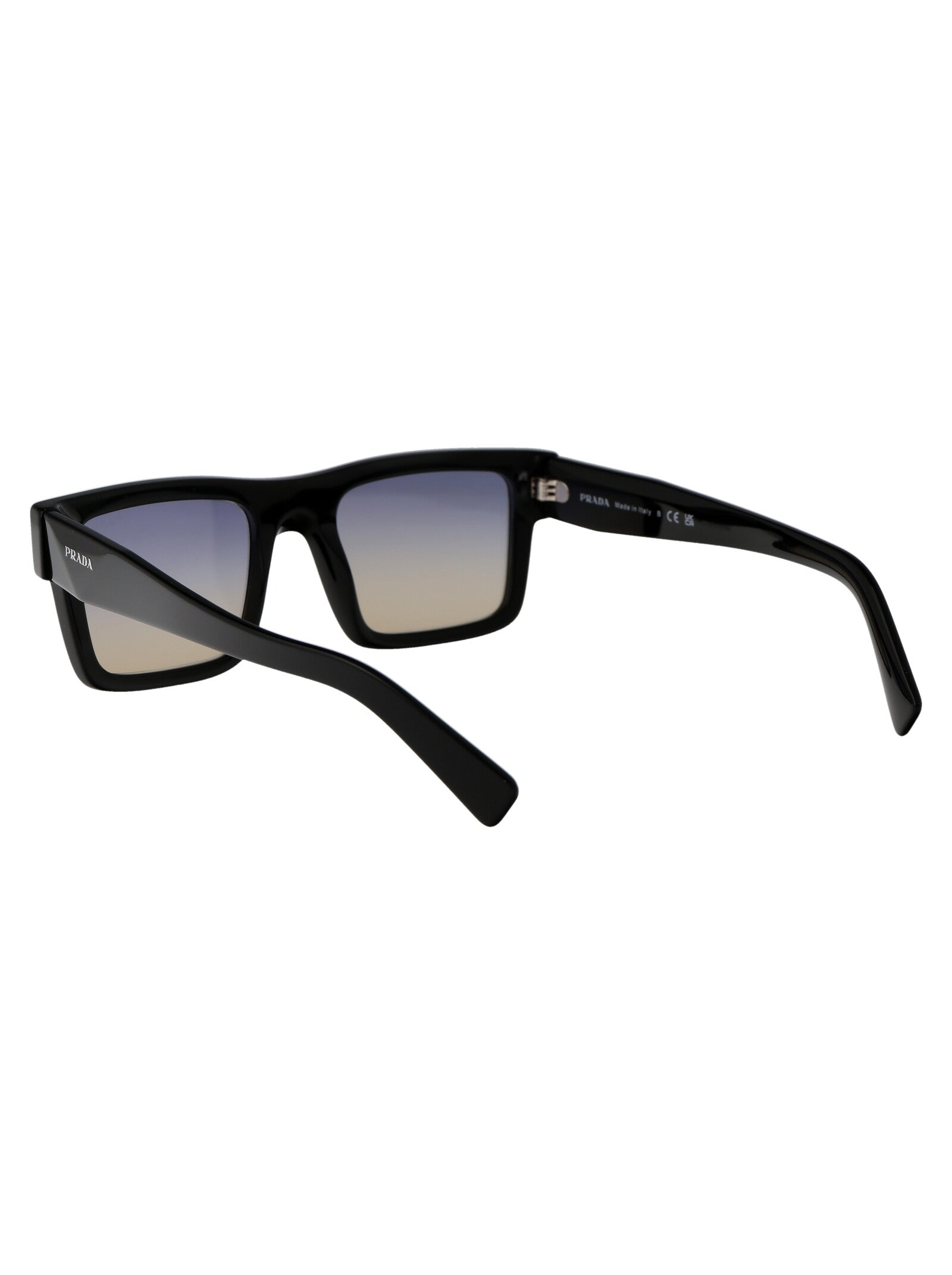 BLACK ACETATE SUNGLASSES Prada