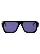 BLACK ACETATE SUNGLASSES Prada BLACK 56