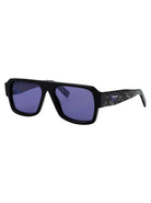 BLACK ACETATE SUNGLASSES Prada