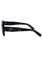 BLACK ACETATE SUNGLASSES Prada