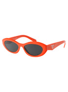 ORANGE ACETATE SUNGLASSES Prada