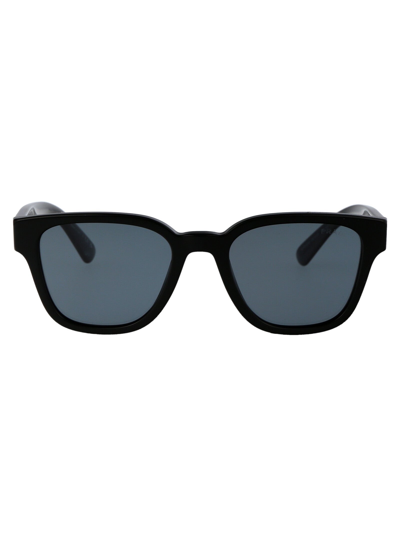 BLACK ACETATE SUNGLASSES Prada BLACK 52