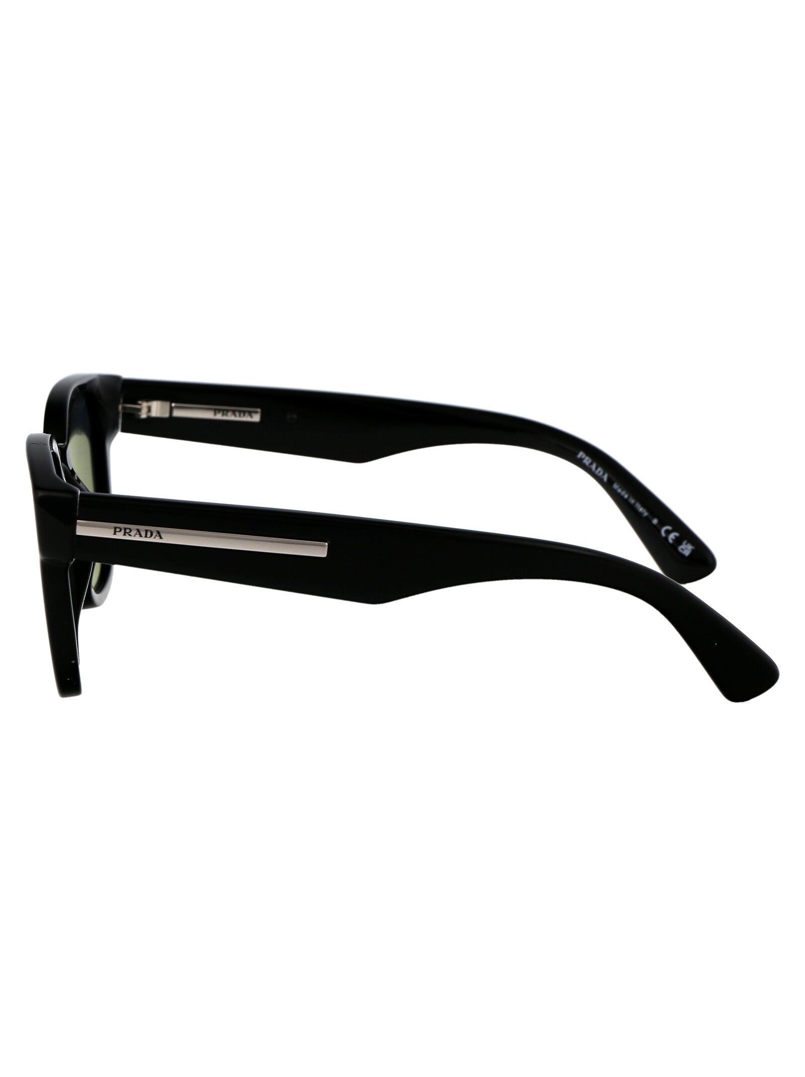 BLACK ACETATE SUNGLASSES Prada