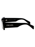 BLACK ACETATE SUNGLASSES Prada