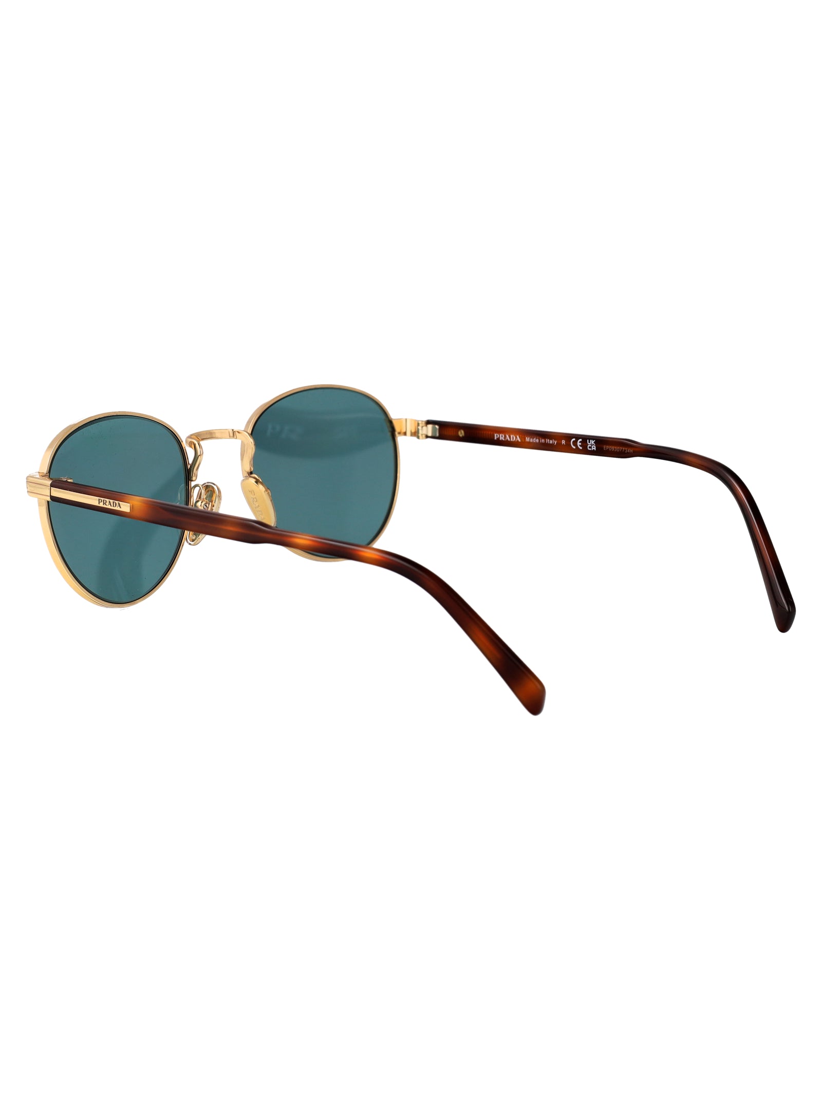 SHINY GOLD METAL SUNGLASSES Prada