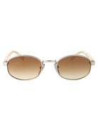 ARGENTO STEEL SUNGLASSES Prada ARGENTO 49
