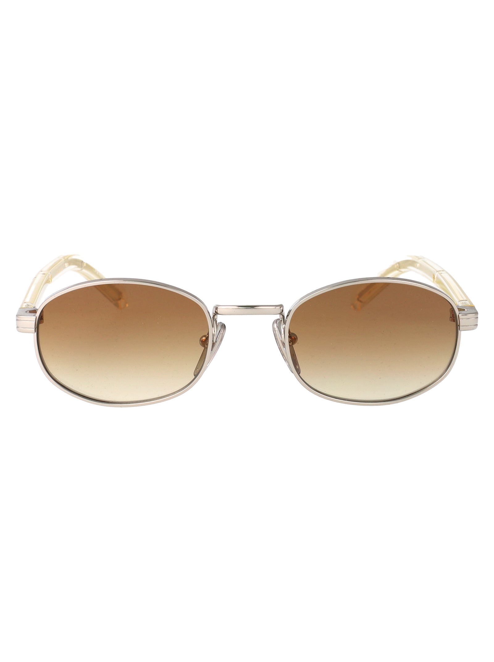 ARGENTO STEEL SUNGLASSES Prada ARGENTO 49