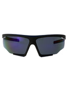 BLACK/RED RUBBER INJECTED SUNGLASSES Prada Linea Rossa BLACK/RED RUBBER 76