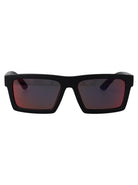 MATTE BLACK INJECTATE SUNGLASSES Prada Linea Rossa MATTE BLACK 55