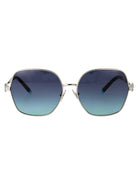 SILVER STEEL SUNGLASSES TIFFANY & CO SILVER 59
