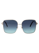 SILVER METAL SUNGLASSES TIFFANY & CO SILVER 58