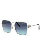 SILVER METAL SUNGLASSES TIFFANY & CO