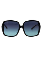 BLACK ACETATE SUNGLASSES TIFFANY & CO BLACK 58