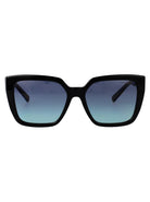 BLACK ACETATE SUNGLASSES TIFFANY & CO BLACK 55