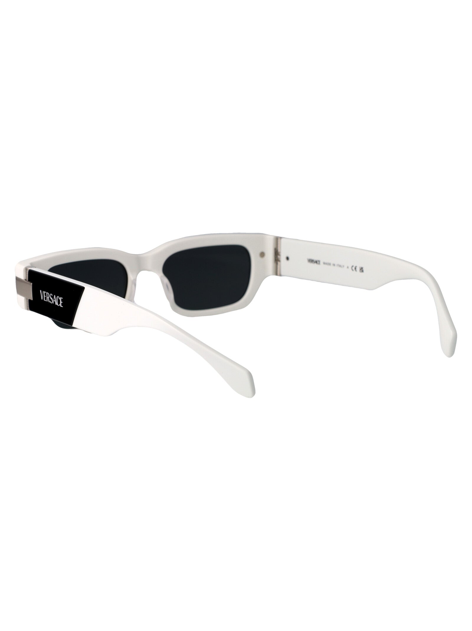 TOP BLACK/WHITE ACETATE SUNGLASSES Versace