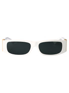 WHITE ACETATE SUNGLASSES Versace WHITE 55