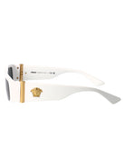 WHITE ACETATE SUNGLASSES Versace