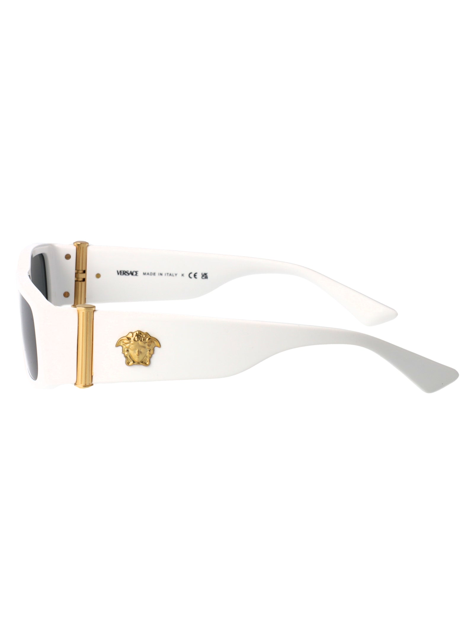 WHITE ACETATE SUNGLASSES Versace